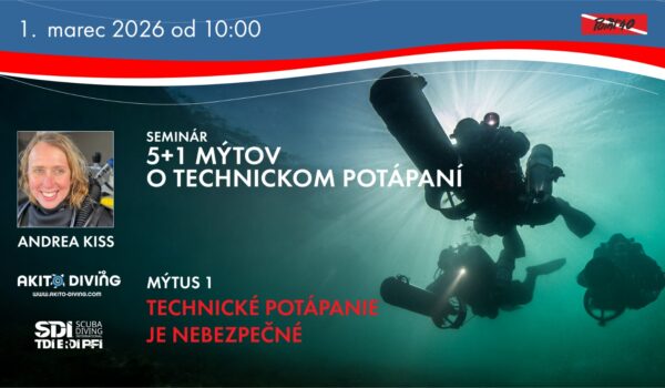 Mýtus č.1 – Technické potápanie je nebezpečné!